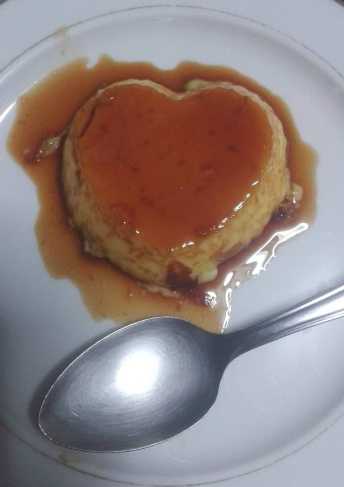Una foto de Flan de huevo aromático sin azúcar