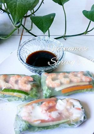 Foto resep Vietnamese spring rolls