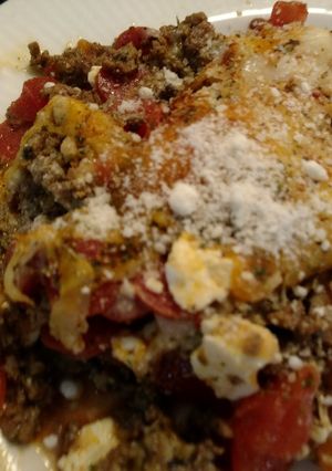 A picture of Pizza Casserole.