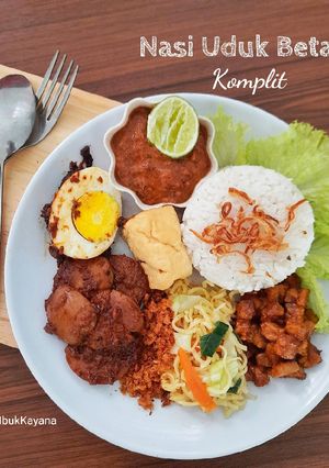 Foto resep 880. Nasi Uduk Betawi Komplit