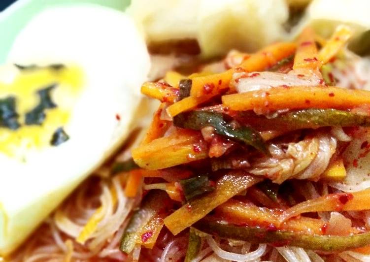 Bihun jagung kuah kimchi