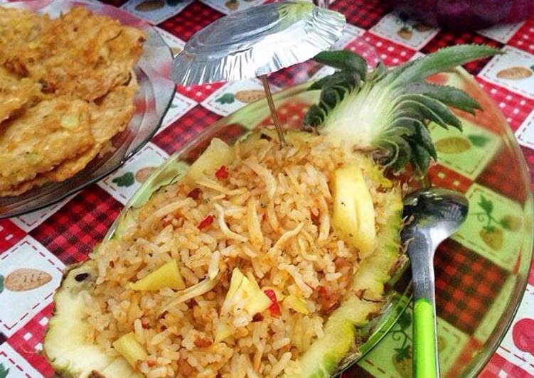 Bagaimana Menyiapkan Nasi goreng nanas 🍍 Anti Gagal