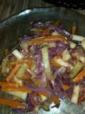 Ttok con verduras 😋
