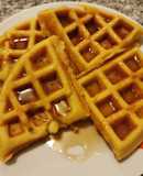 Waffles con miel de Maple