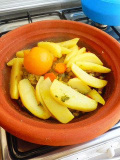 Una foto de Tajine de ternera