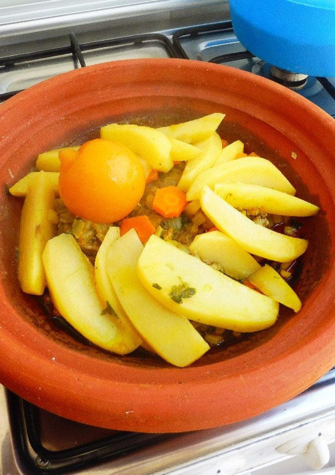 Una foto de Tajine de ternera