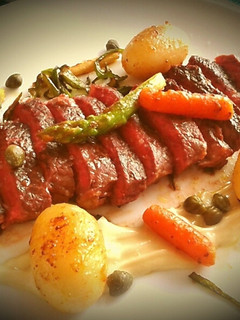 Una foto de Entrecote buey plancha