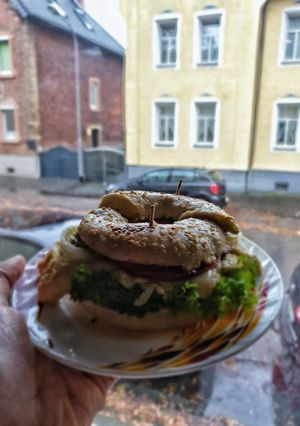 A picture of Bagel Sandwich.