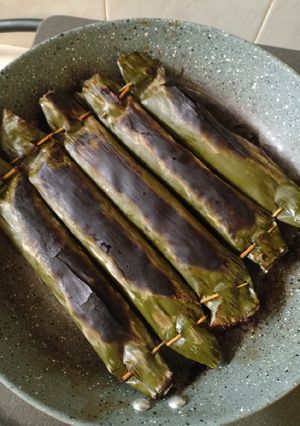 Foto resep Pepes Udang Bumbu Kacang pedas (Enak banget)