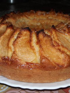 Una foto de Bizcocho de manzana