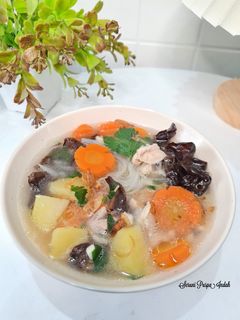 Foto resep Sup Ayam Jamur Kuping