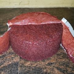 A picture of RED velvet cake.