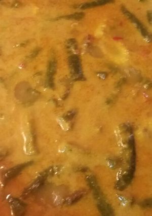 Foto resep Kacang Panjang Bumbu Kari