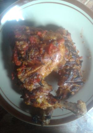 Foto resep Ayam bakar rica rica