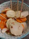 Pickles de pieds de brocolis et carottes