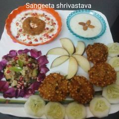 A picture of Vrat thali.