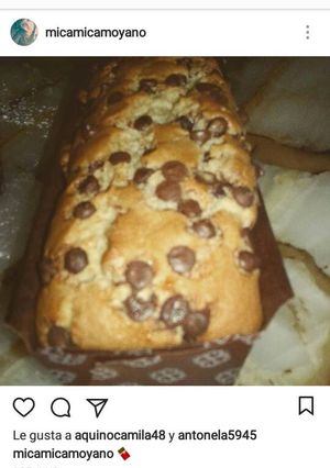 Una foto de Budín de vainilla con chips de chocolate súper húmedo