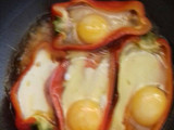 Morrones rellenos a la sartén