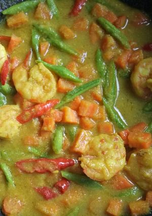 Foto resep Tumis Buncis Wortel Udang Bumbu Kuning No Ribet
