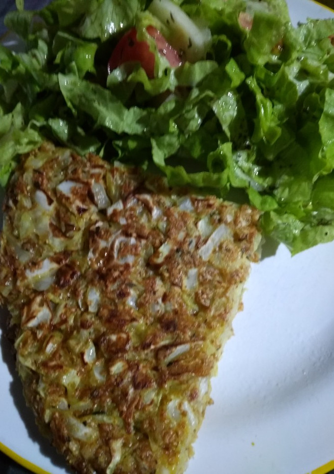 Una foto de Tortilla Repollo blanco