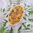 Gratin de courgettes/bacon à la cancoillotte