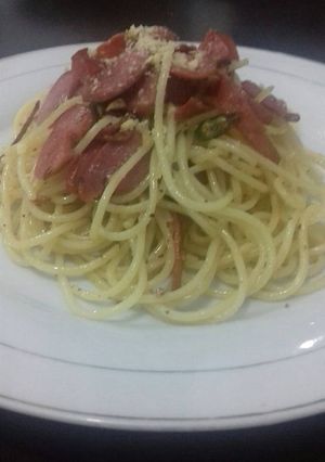 Foto resep Aglio olio simple
