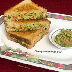 Cheesy Avocado Sandwich A picture of Cheesy Avocado Sandwich.