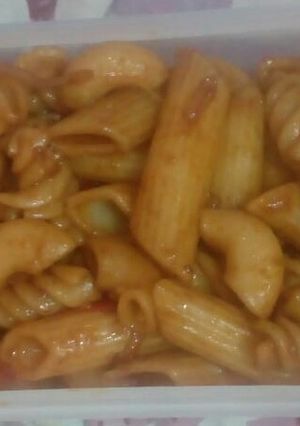 A picture of Soya pasta.