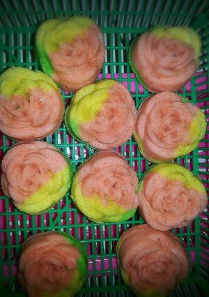 Foto resep Bolu Kukus Mawar Cantik