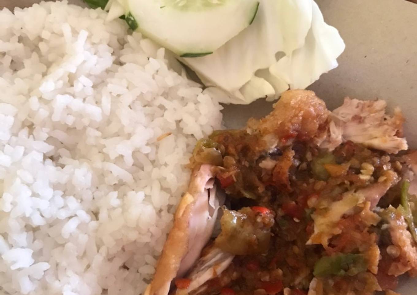 Ayam geprek ekonomis
