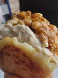 Arepas🫓 de maíz🌽tierno rellenas de dip de🫘frijol zanahoria🥕 y pimientos🌶️ tatemados🥙🌯