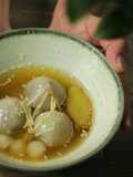 Red Bean Glutinous Rice Balls (Chè Trôi Nước Nhân Đậu Đỏ)