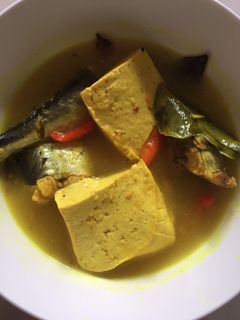Foto resep Tenggiri tahu kuah kuning