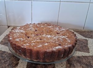 Una foto de Torta de frambuesas y chocolate blanco un toque de jengibre