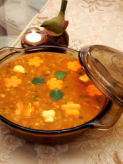 عکسی از دستور سوپ عدس