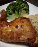 Muslos de pollo especiados