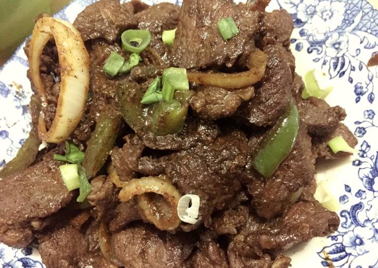 Sapi teriyaki lada hitam