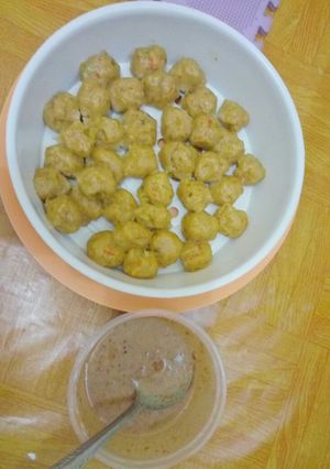 Foto resep Cilok ayam wortel sambal pecel madiun