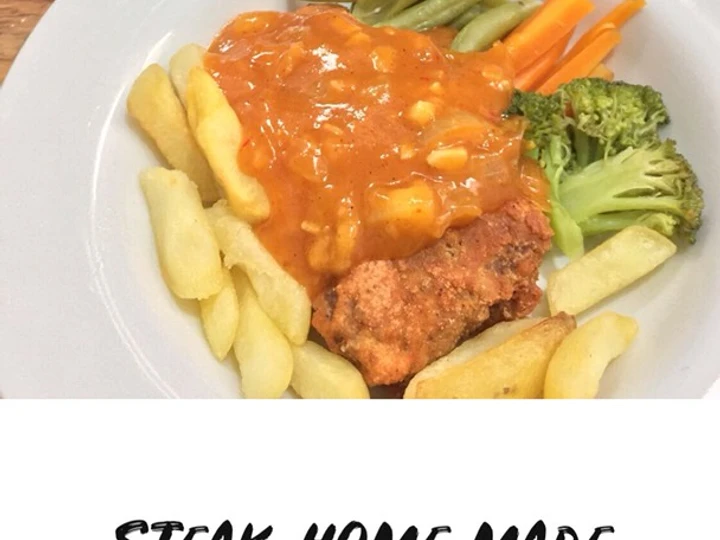 Cara Mudah Menyiapkan Resep Steak home Made yang Bikin Ngiler Anti Ribet, Mantap