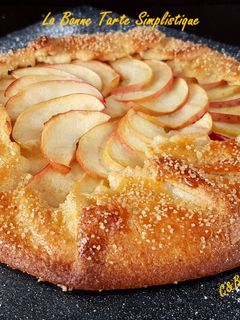 Une photo de La Tarte Rustique aux Pommes