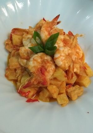 Foto resep Sambel goreng kentang udang