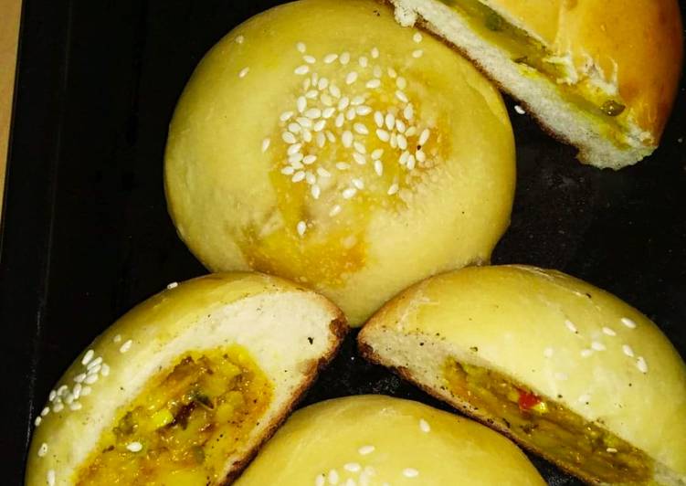Step-by-Step Guide to Make Homemade Masala stuff buns
