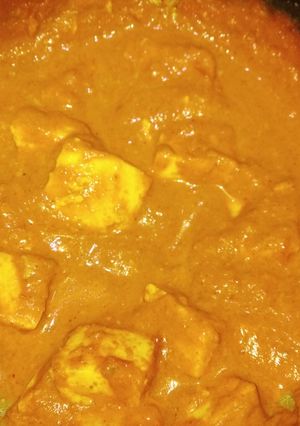 A picture of Shahi paneer.
