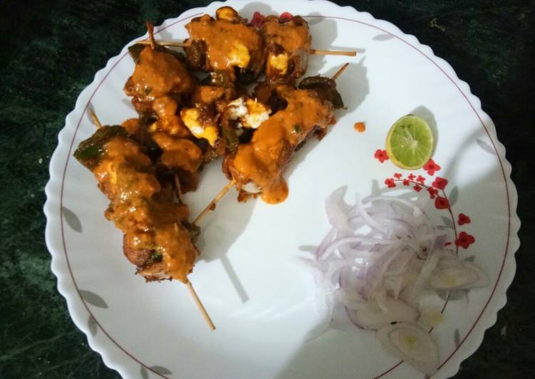 Recipe of Award-winning Panner Tikka with sauce