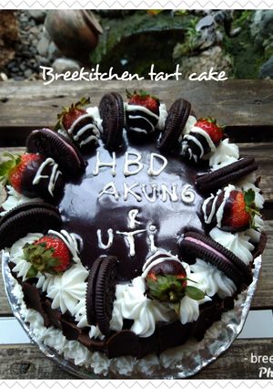 Foto resep Coklat ganache simple tart cake