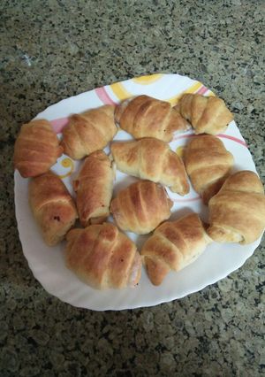 صورة لوصفة كرواسون بالشوكولاتة