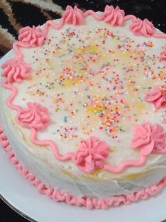 Foto resep Rainbow cake,cocok buat kue ulang tahun