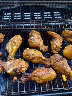 A picture of Grilled bbq chicken.