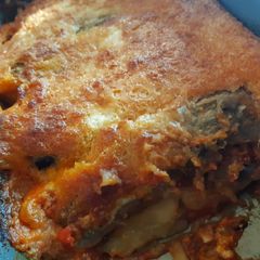 A picture of Vegan/vegatable moussaka.