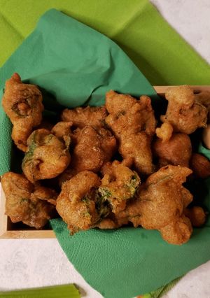 A picture of Celery Leaf Fritters.